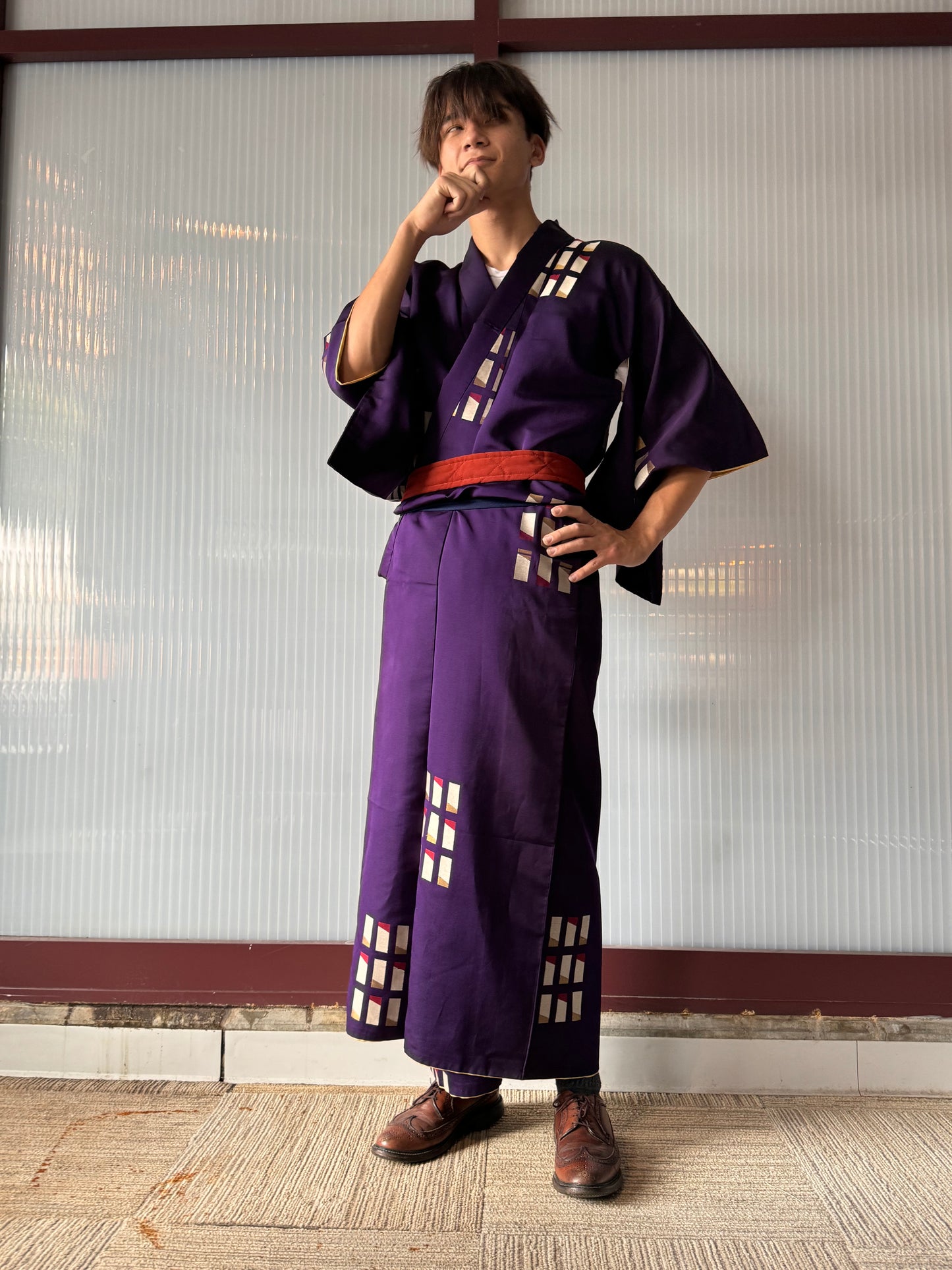 Purple Formal Kimono
