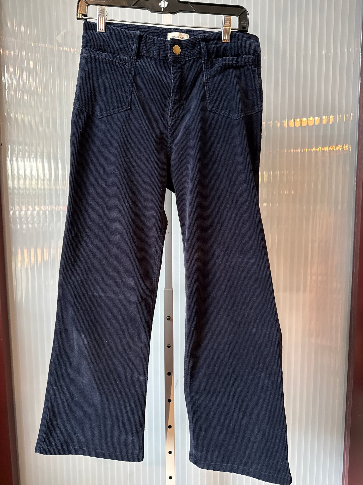 Gerard Darel Navy Corduroy Pants