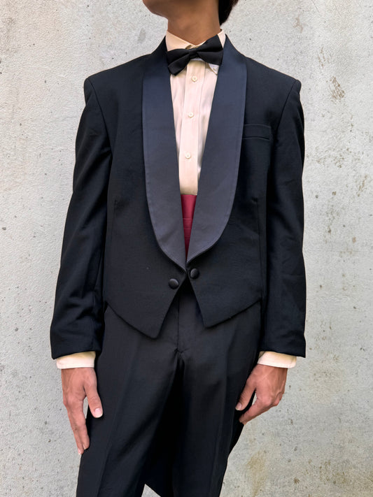 1980s Raffinati Black Tailcoat