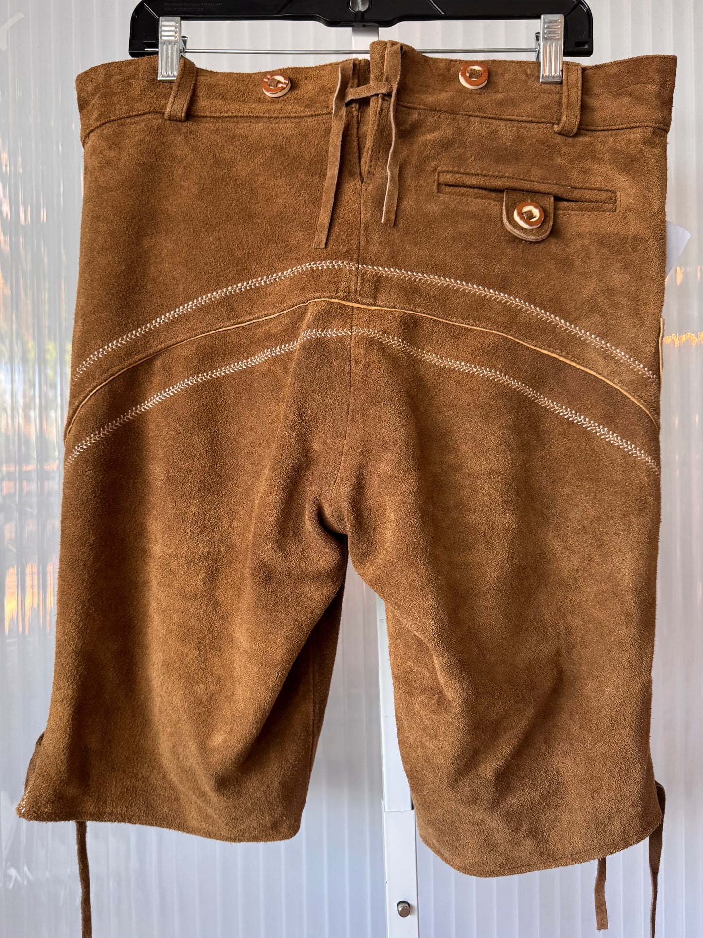 Gaudi Brown Suede Lederhosen