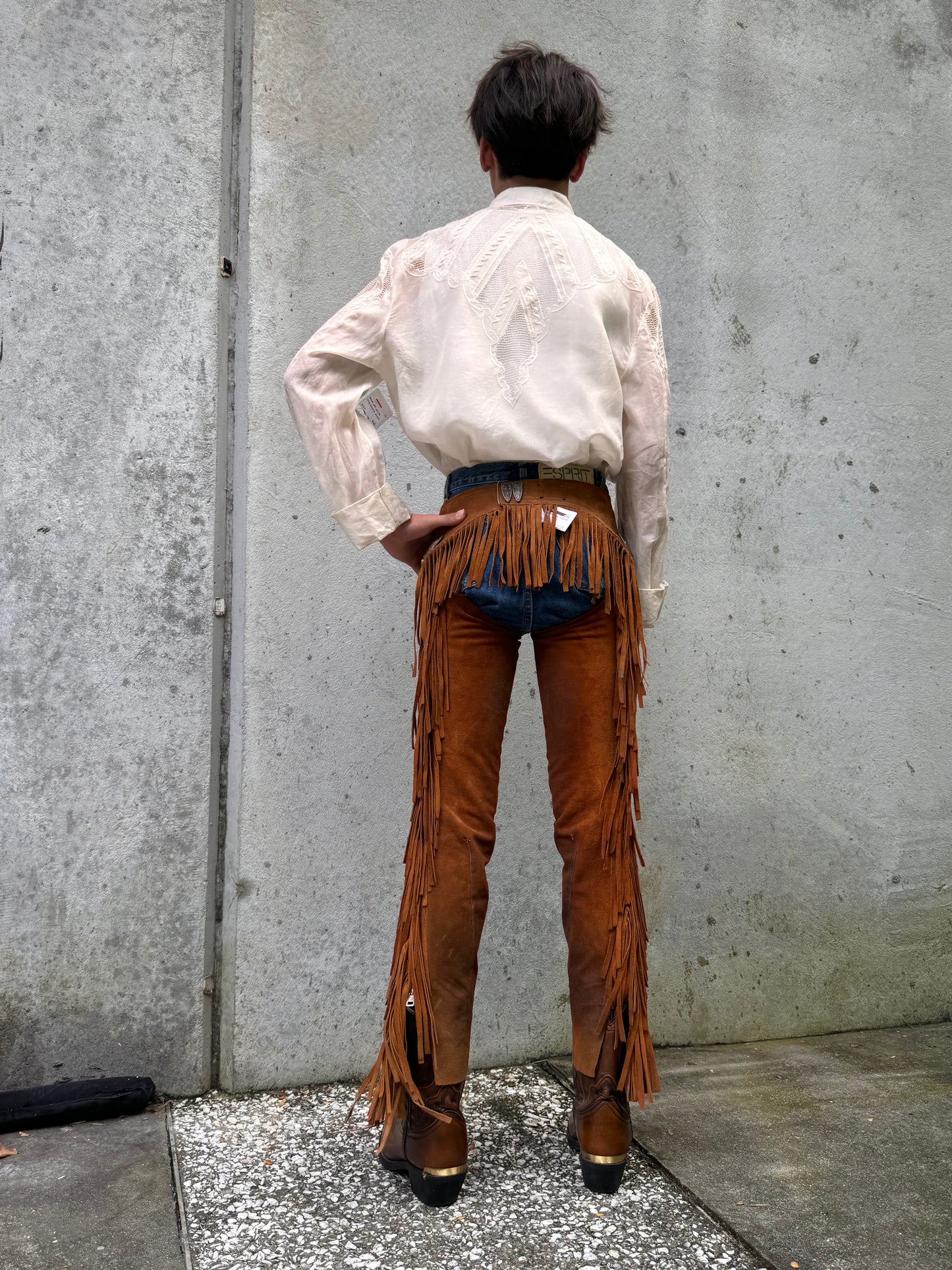 1970s Fringe Suede Chaps