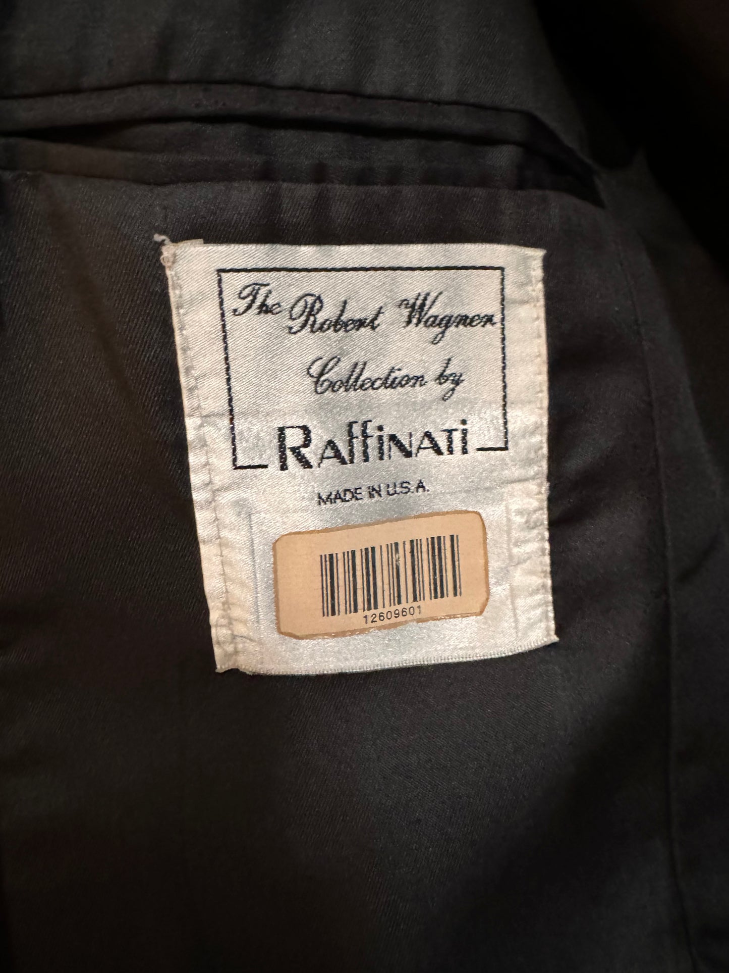 1980s Raffinati Black Tailcoat