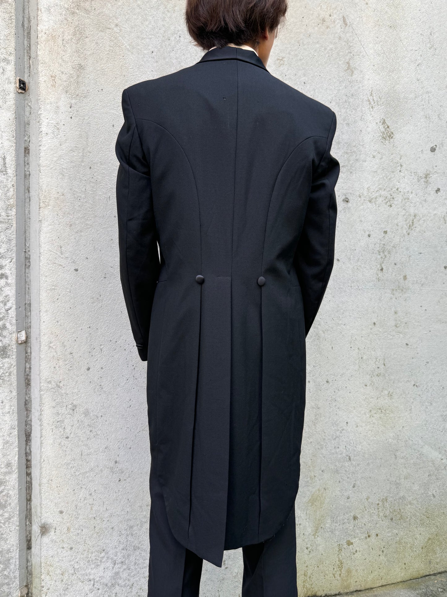 1980s Raffinati Black Tailcoat