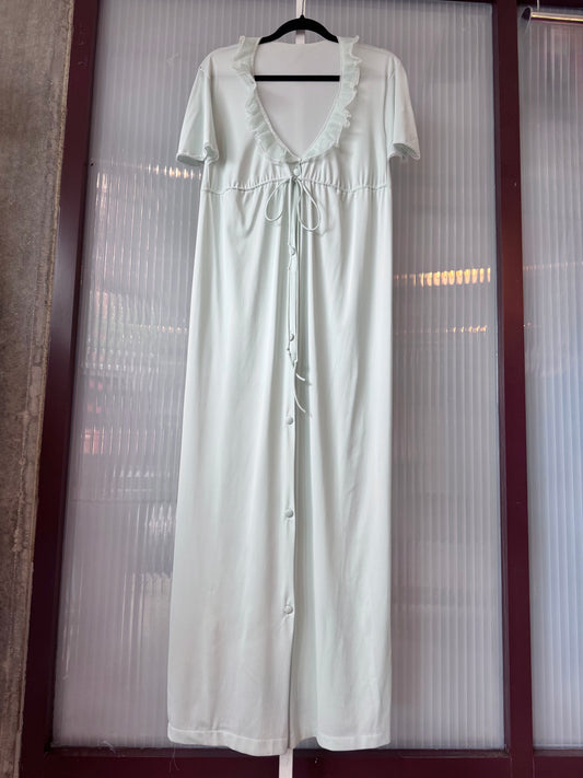 1970s Vanity Fair Mint Blue Nightgown