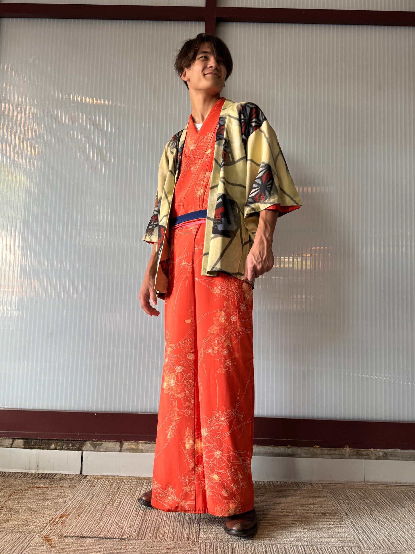 Orange Formal Kimono