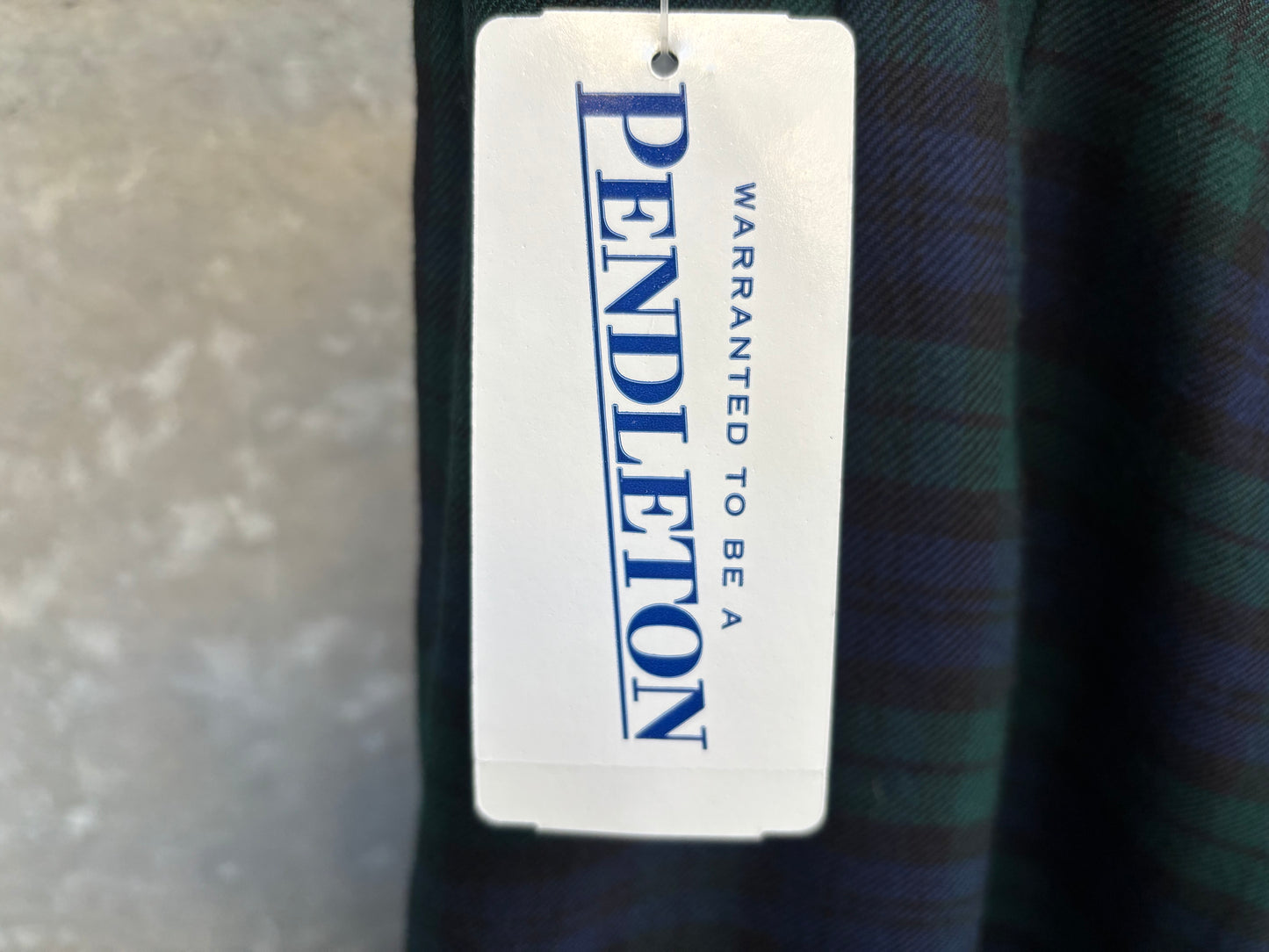 Dead-stock 100% Wool Green & Blue Plaid Tartan Pants