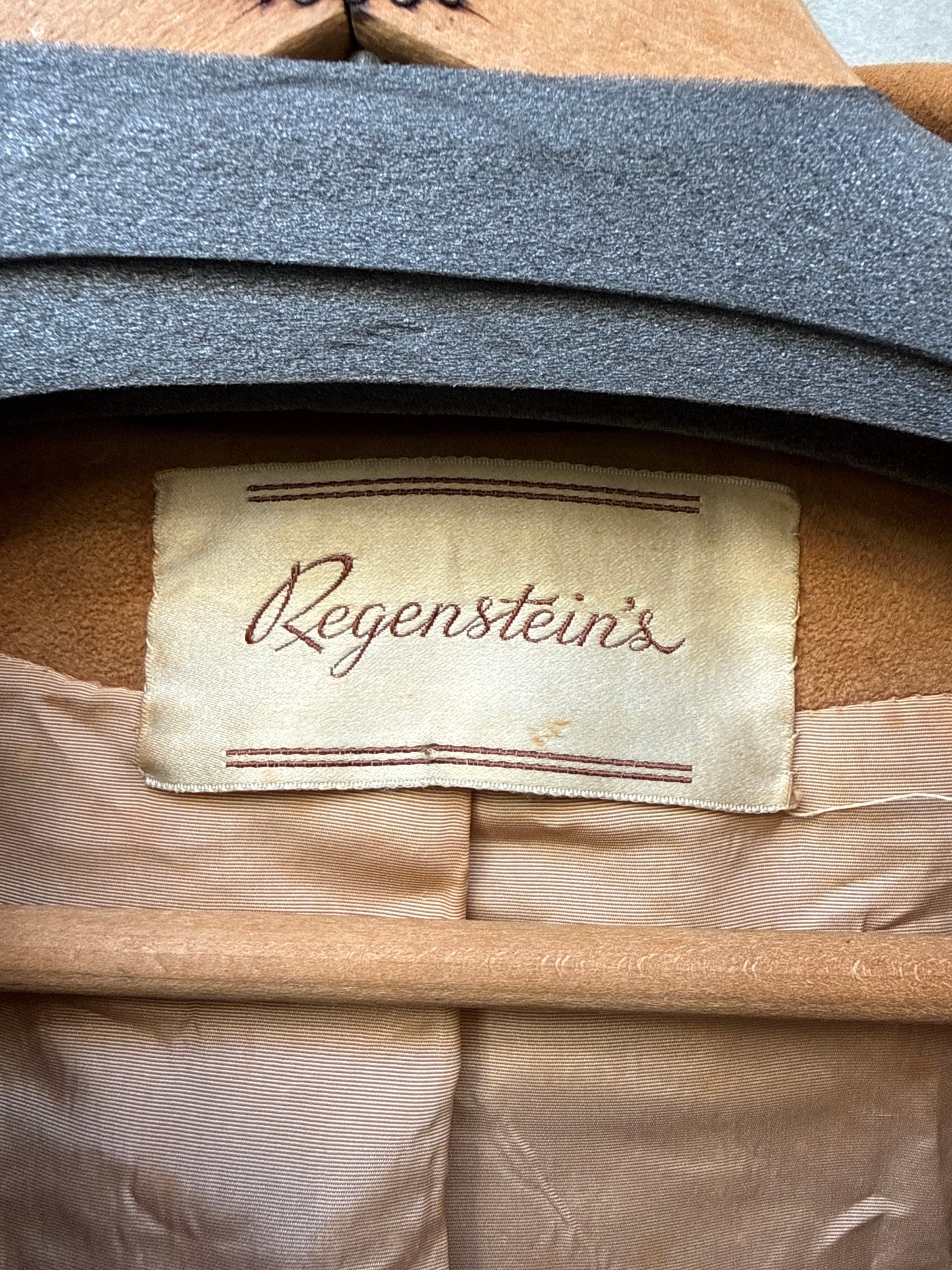 1960s Camel Suede Jacket with Pockets