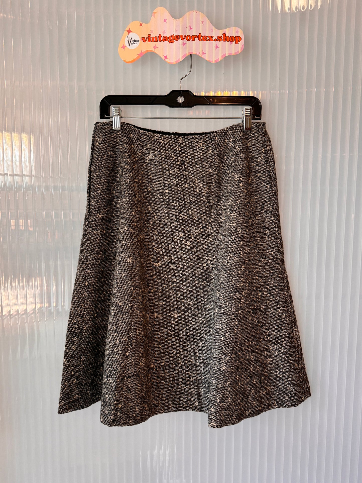 1970s Pendleton Grey Tweed Skirt