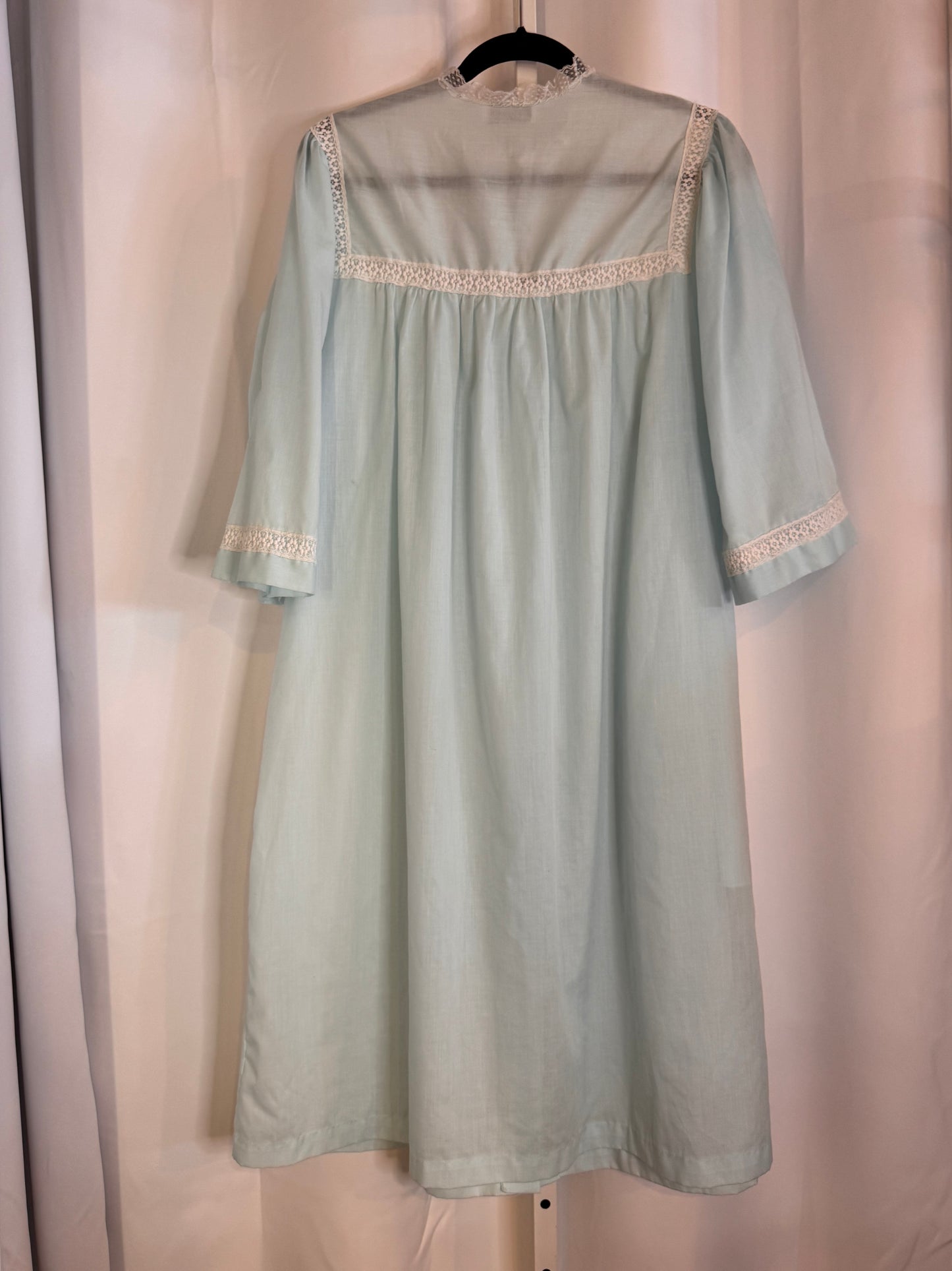 1970s Pastel Blue Nightgown