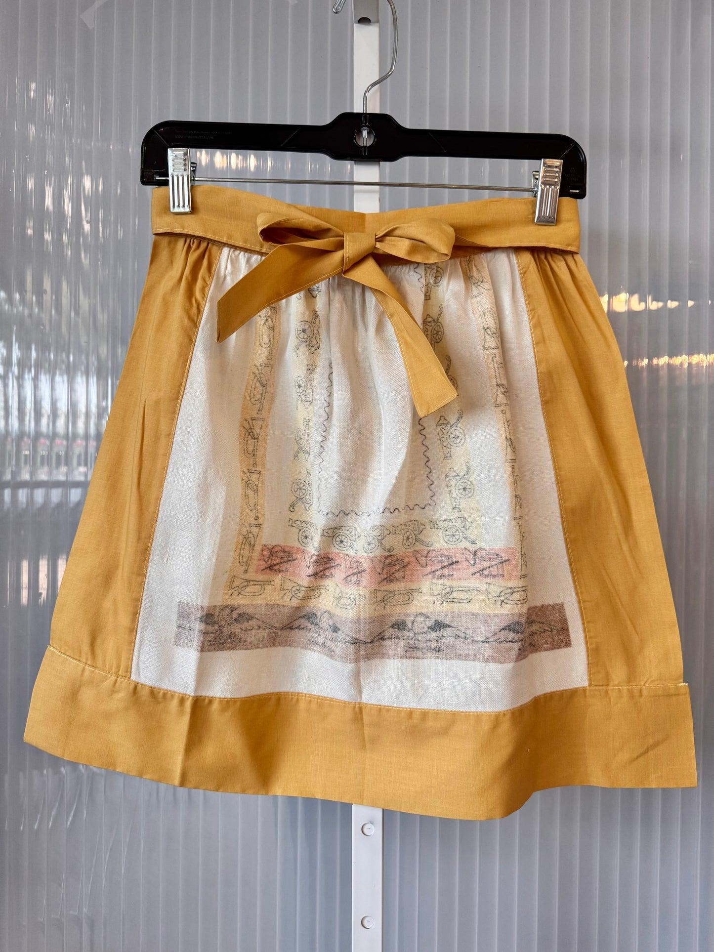 Yellow Band Theme Apron