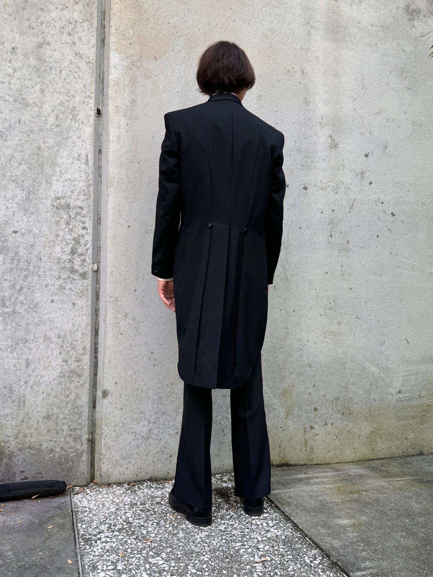 1980s Raffinati Black Tailcoat