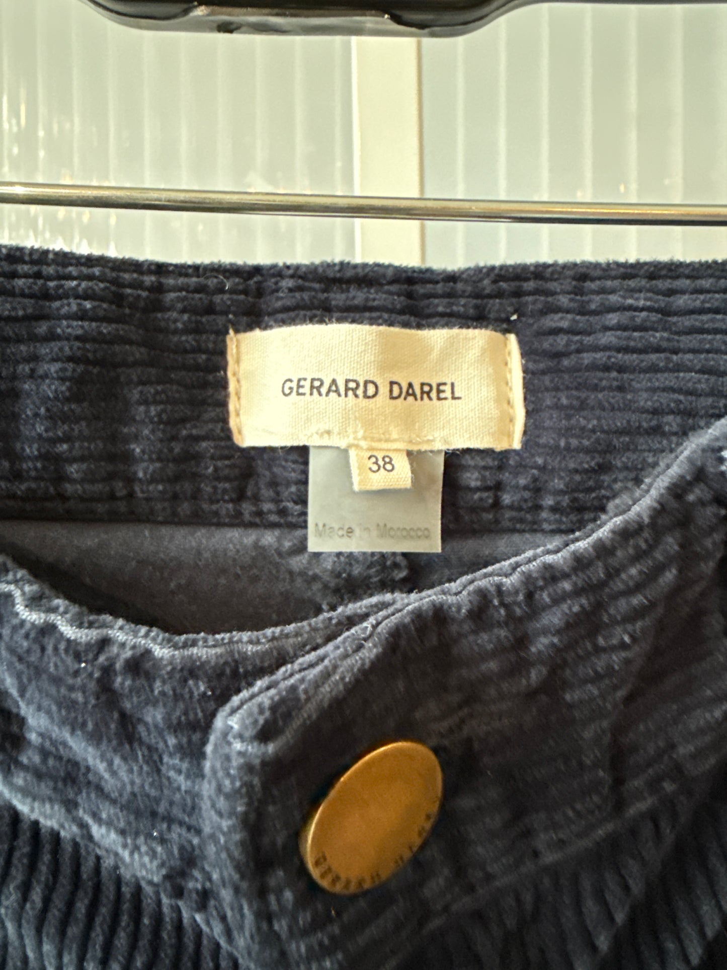 Gerard Darel Navy Corduroy Pants