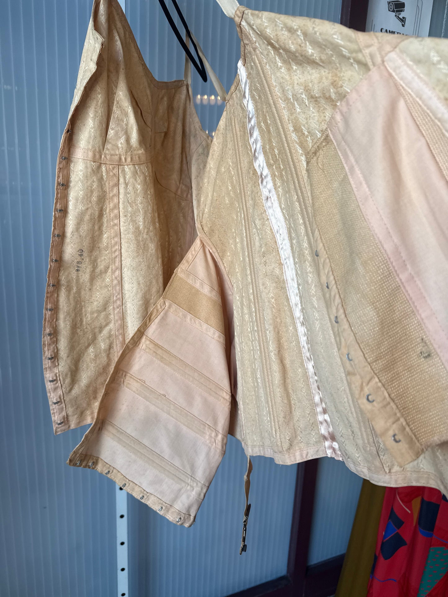 1950s Cream Corselette Girdle