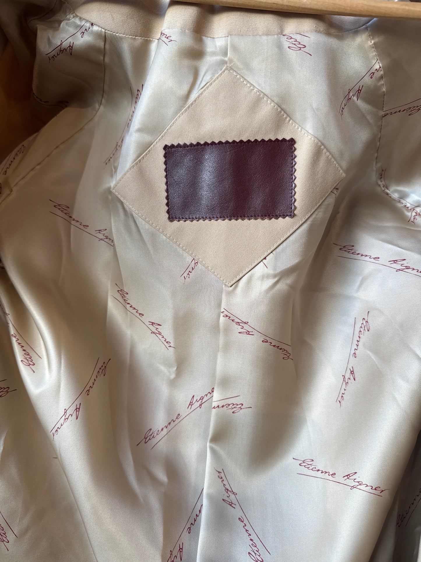 1970s Double Breasted Camel Trench Coat