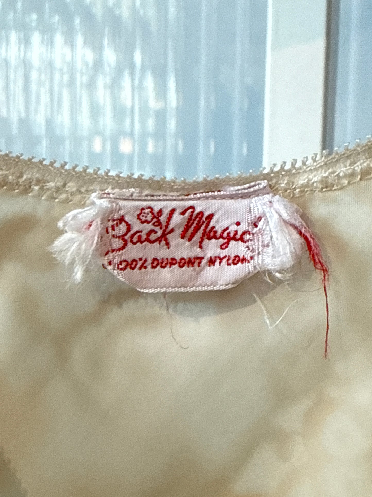 1950s Cream Slip with Lace Details