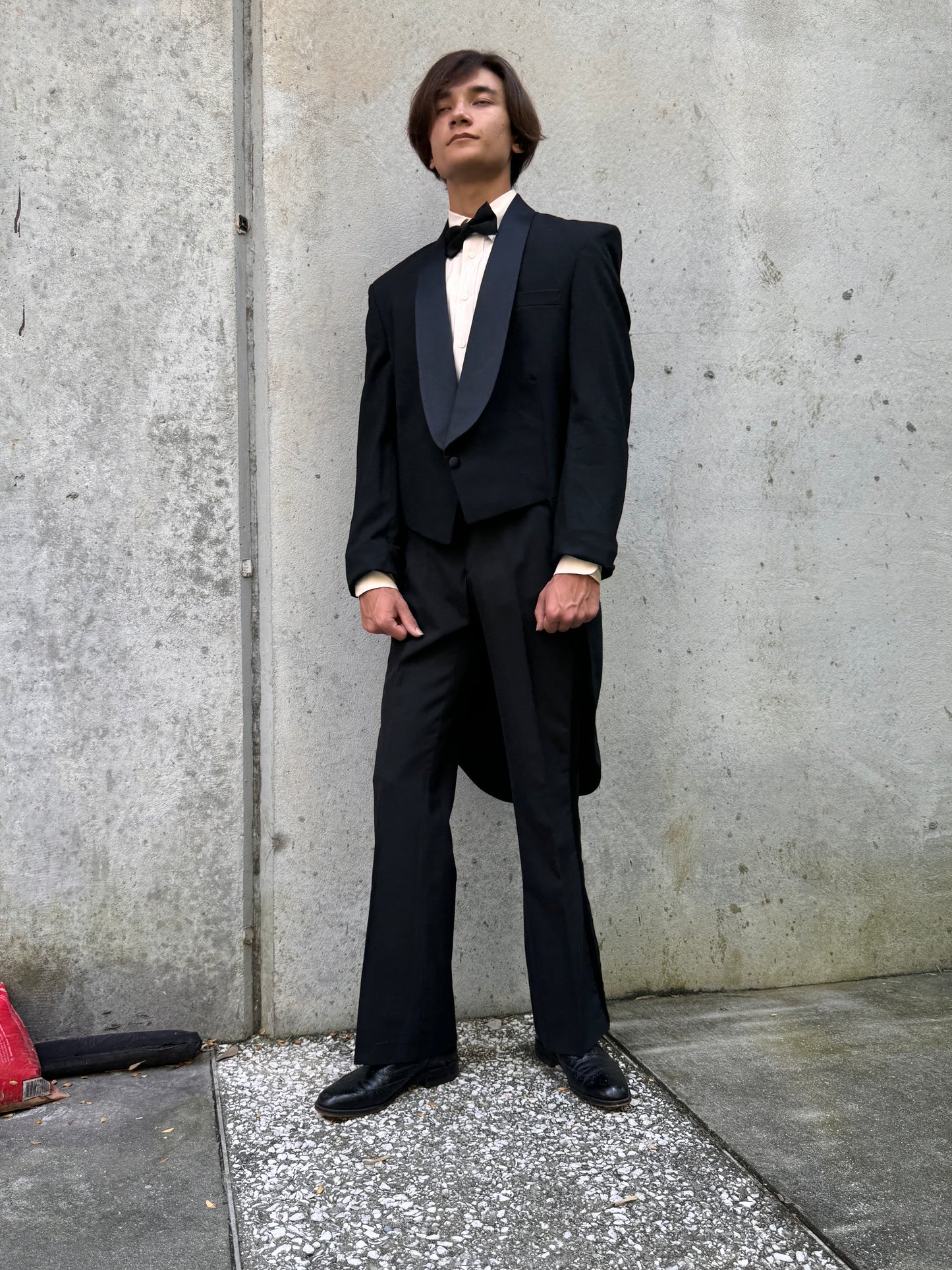 1980s Raffinati Black Tailcoat