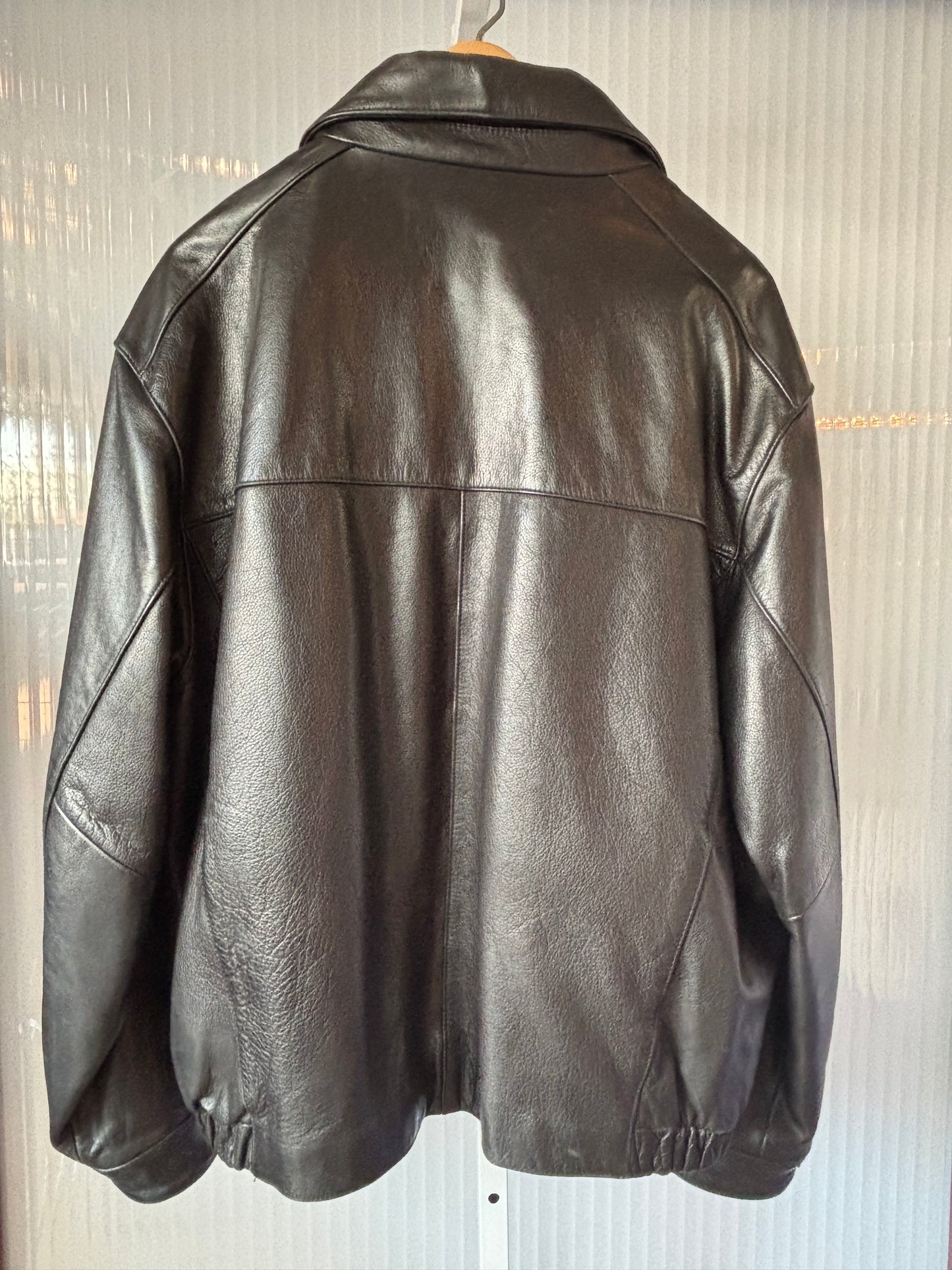 Marc New York Black Leather Jacket w/ Lining