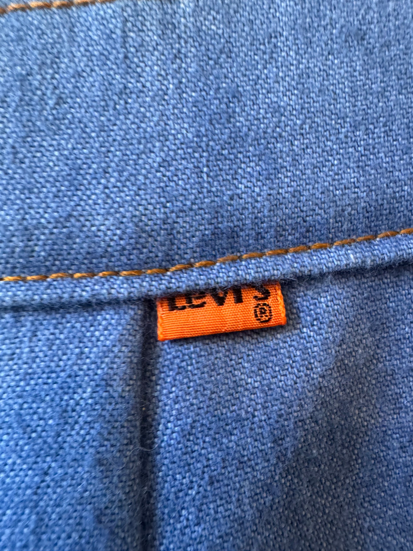 1970s Levis Orange Label Wide Leg Jeans
