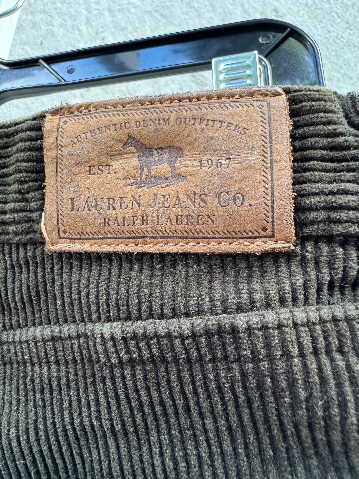 Ralph Lauren Pine Green Corduroy Jeans