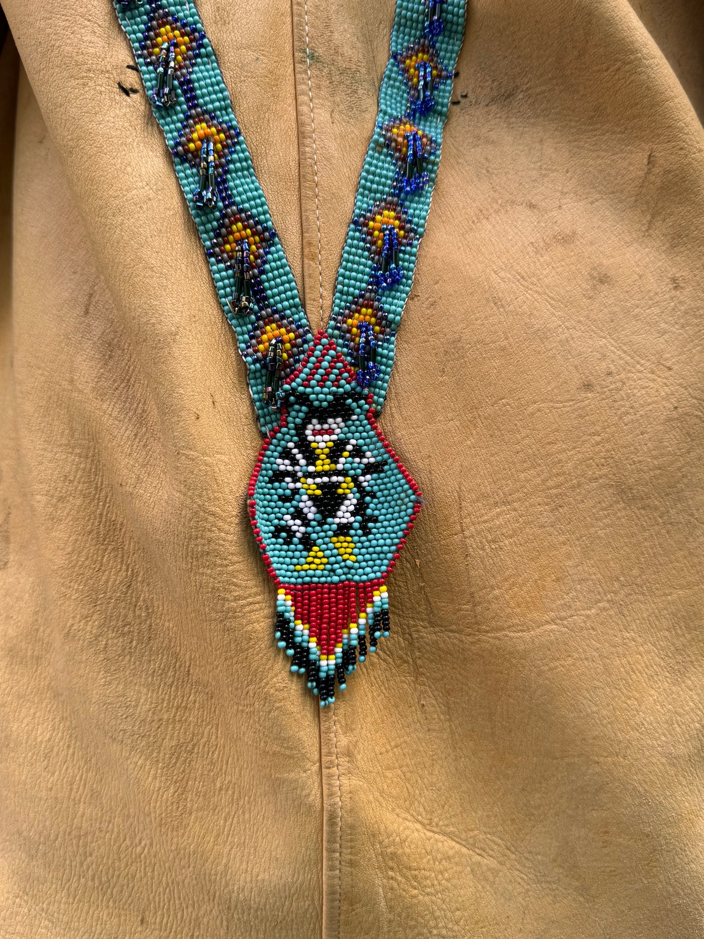 1970s Native American Leather Jacket