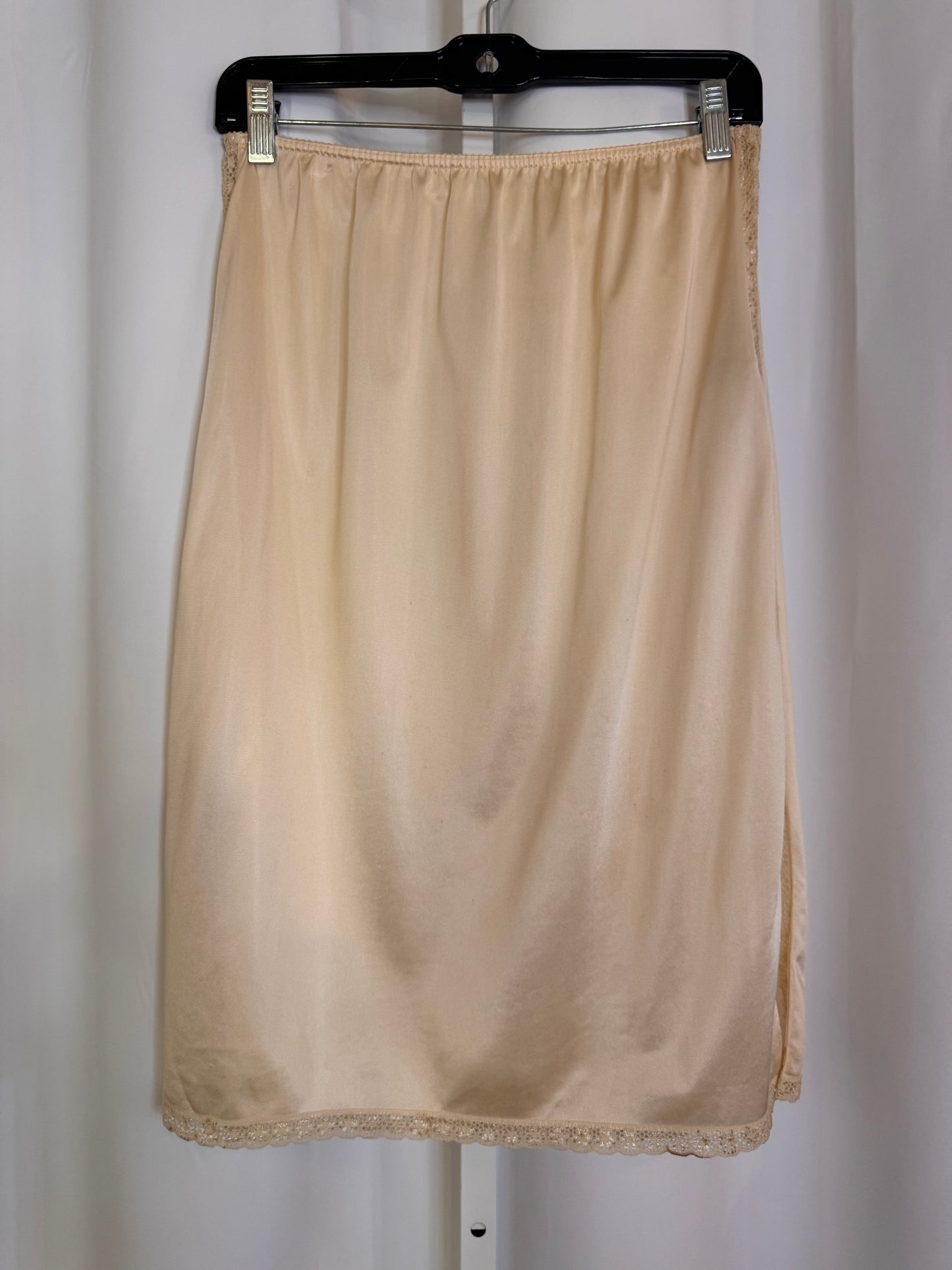 1970s Sears Golden Ivory Skirt Slip