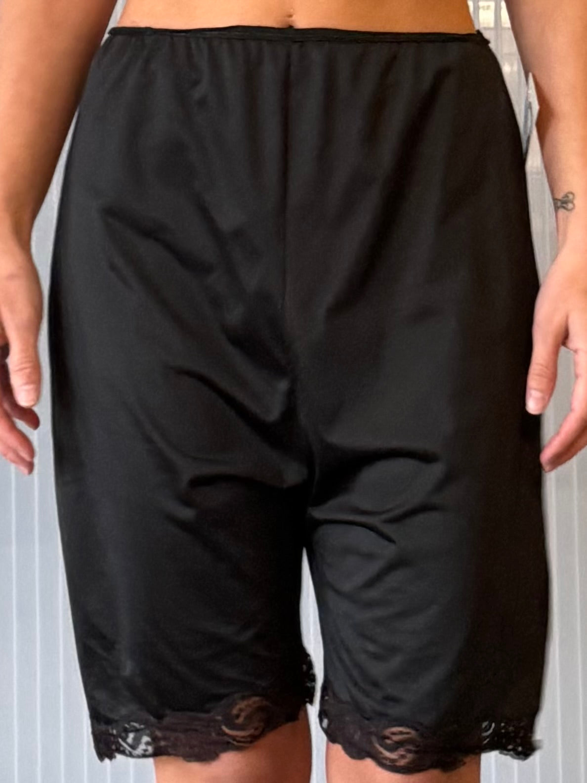 1950s Heiress Black Slip Shorts