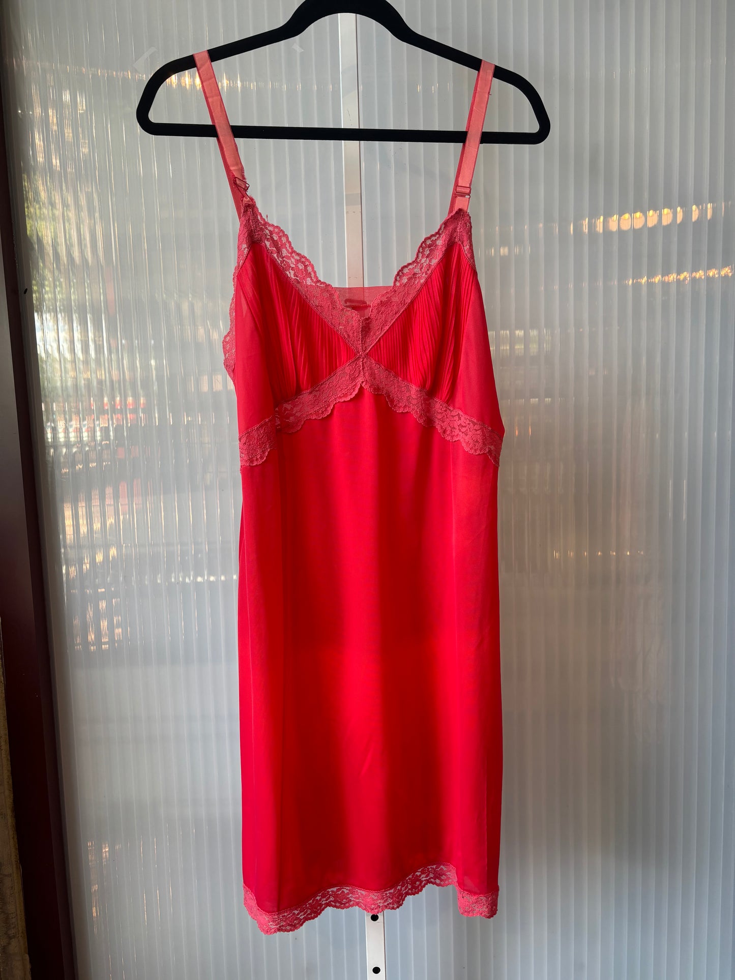 1960s Hot Pink Slip