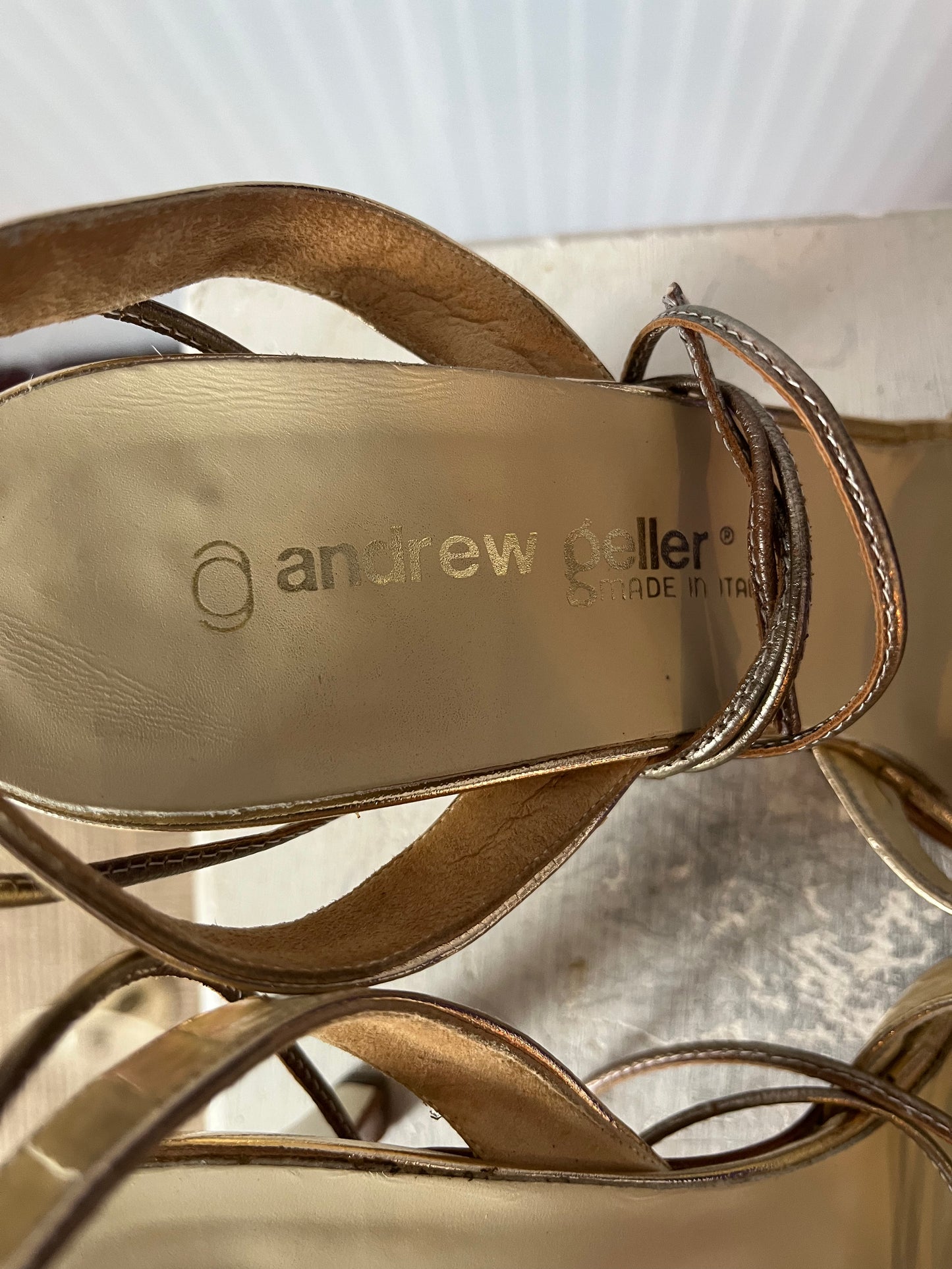 Andrew Geller Strap-Around Heels