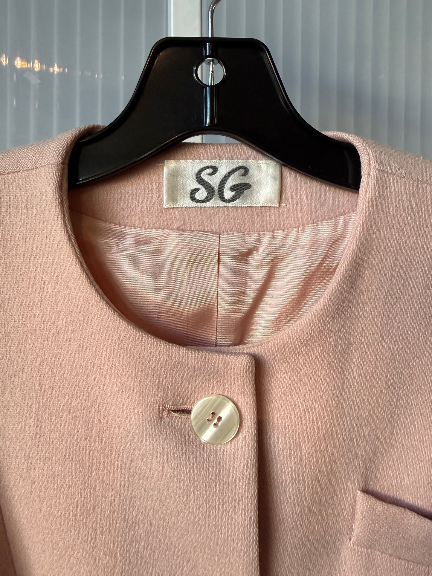1960s Light Pink Wool Jacket