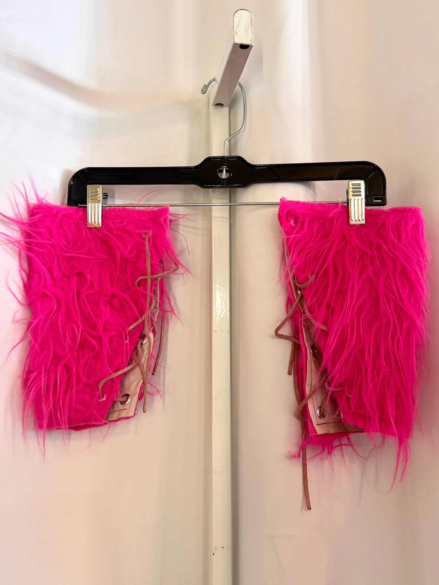 Pink Rave Vest & Arm/Leg Warmers