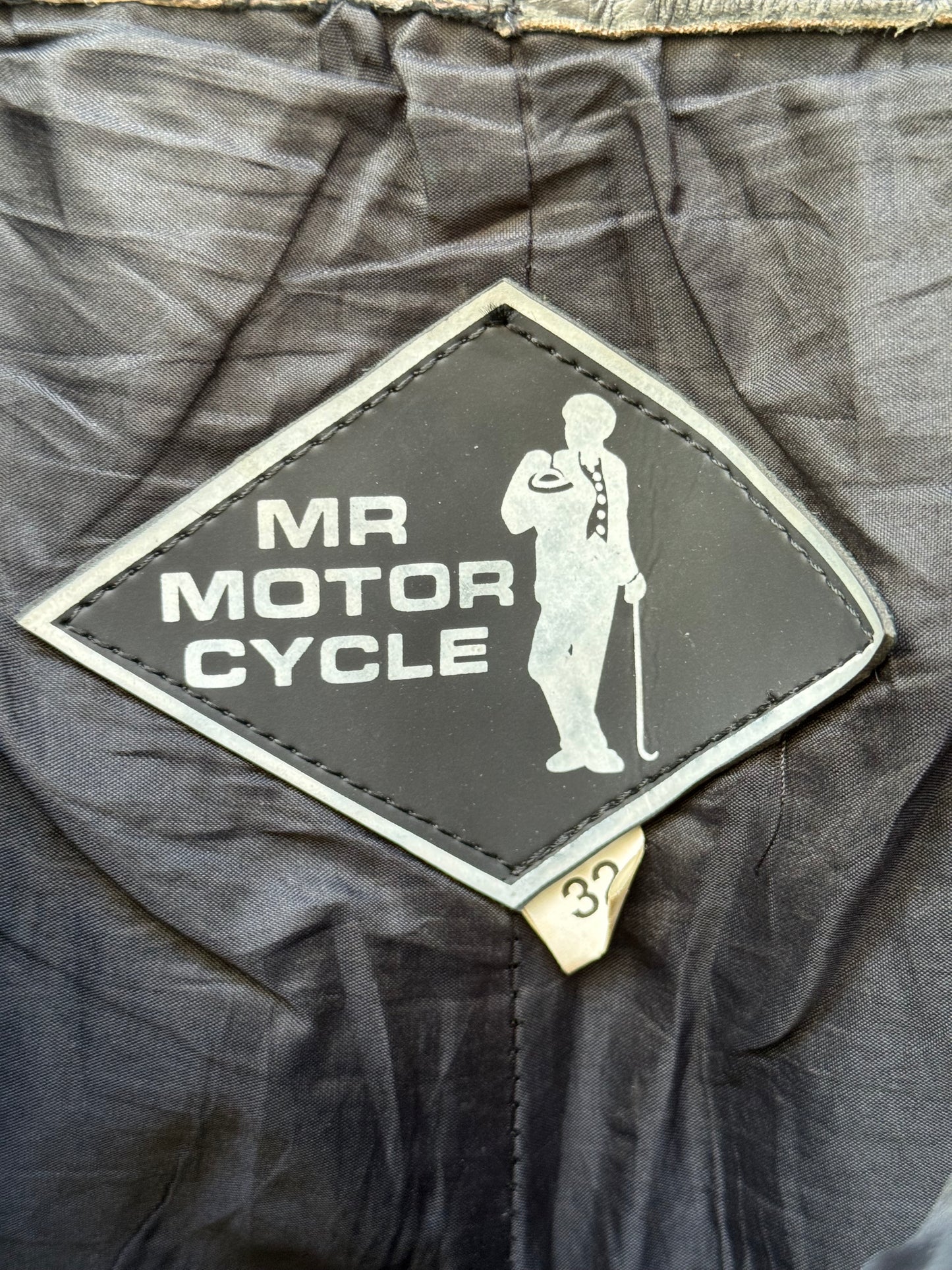 Black Leather Mr. Motorcycle Pants