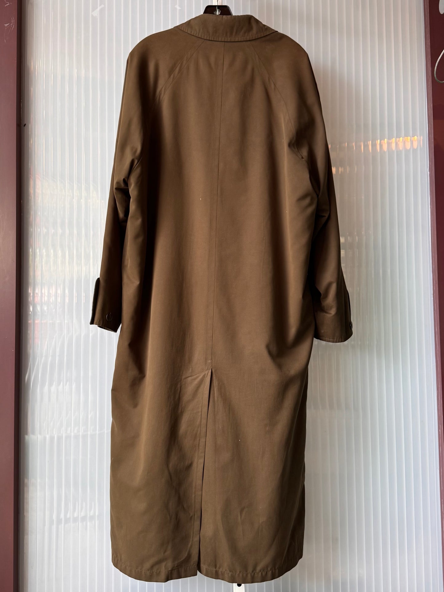 1990s London Fog Wool Lined Trench Coat