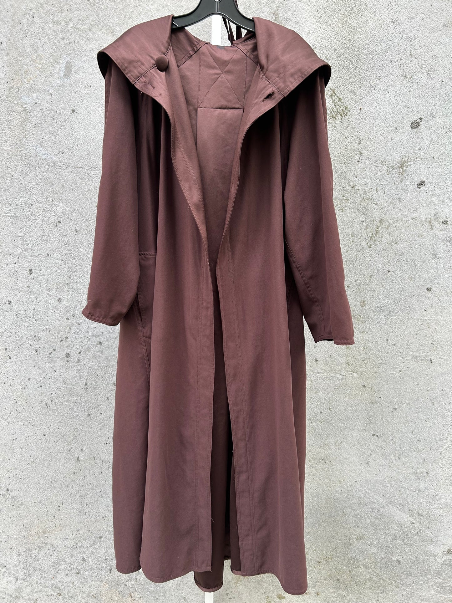 1990s Sackables Brown Reversible Rain Coat & Bag