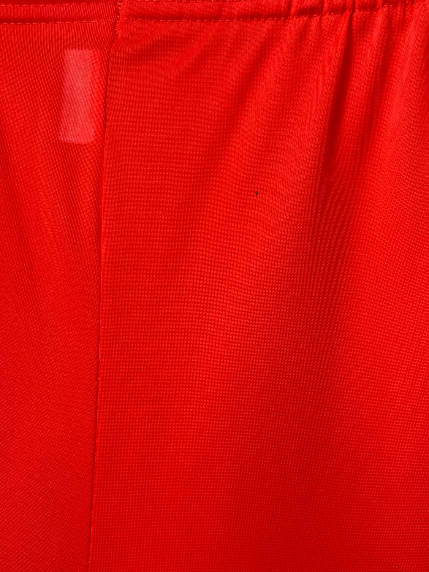 1970s Red-Orange 2-Piece Pajama Set with Embroidered Yoke