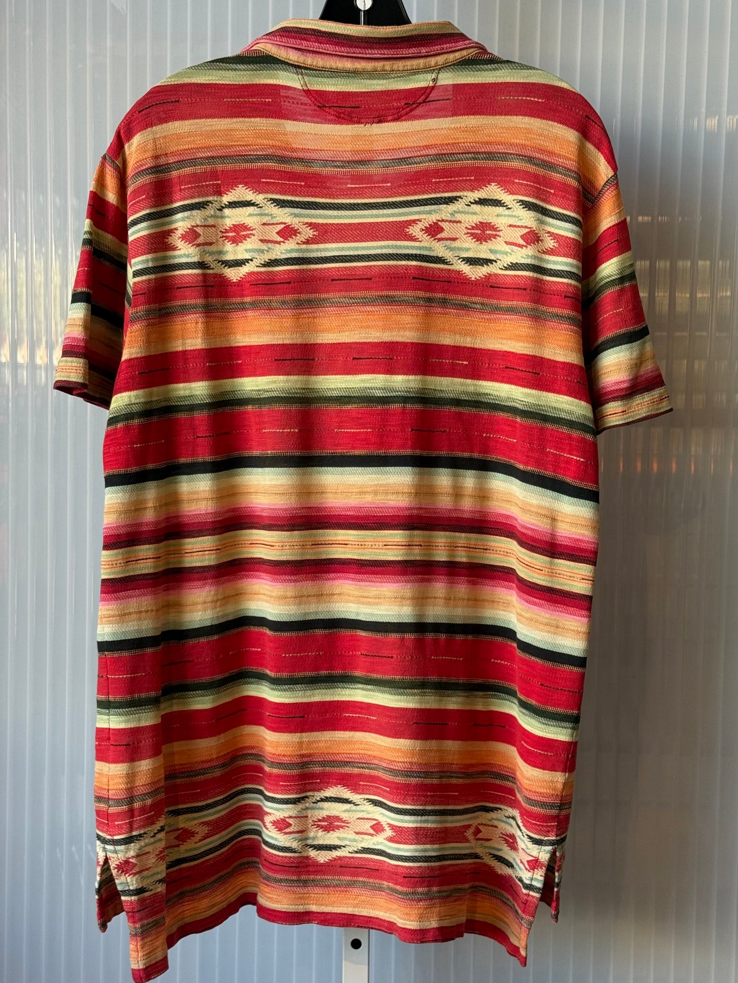 2000s Polo Native Western Print Collared Shirt