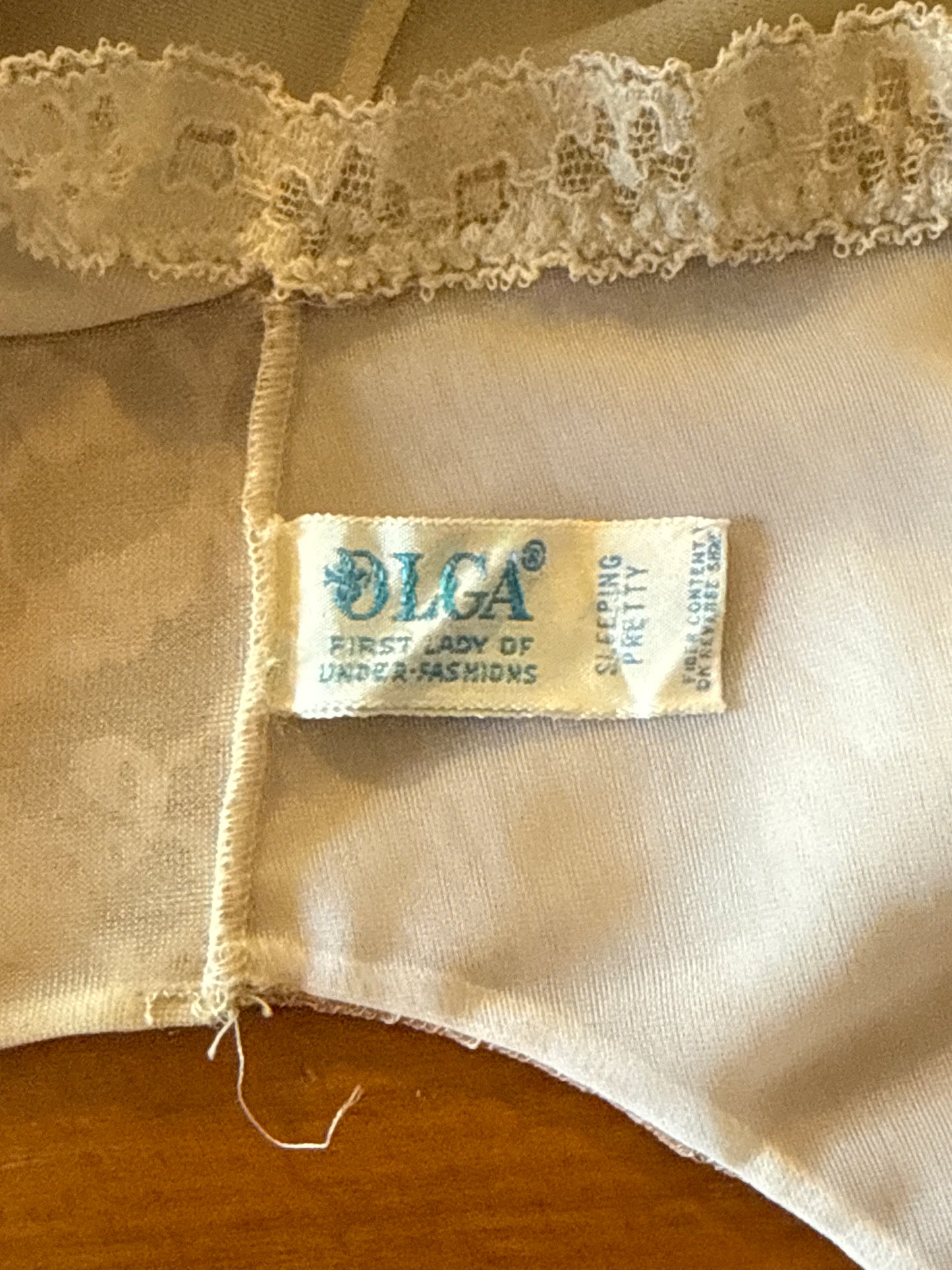 1960s Olga Nightgown w/ Lace Details