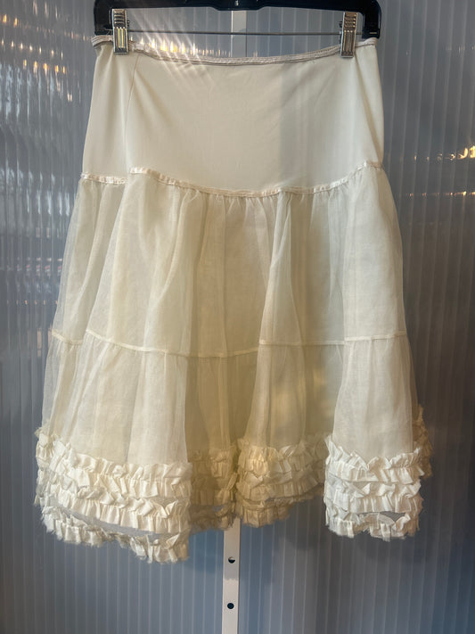1940s? White Petticoat with Ruffles