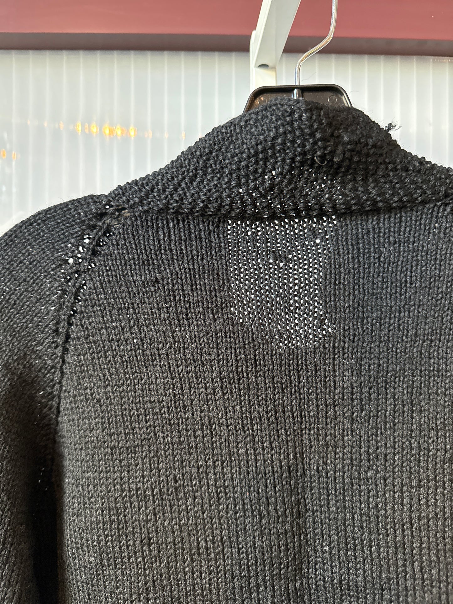 1960s Black Knitted Sweater