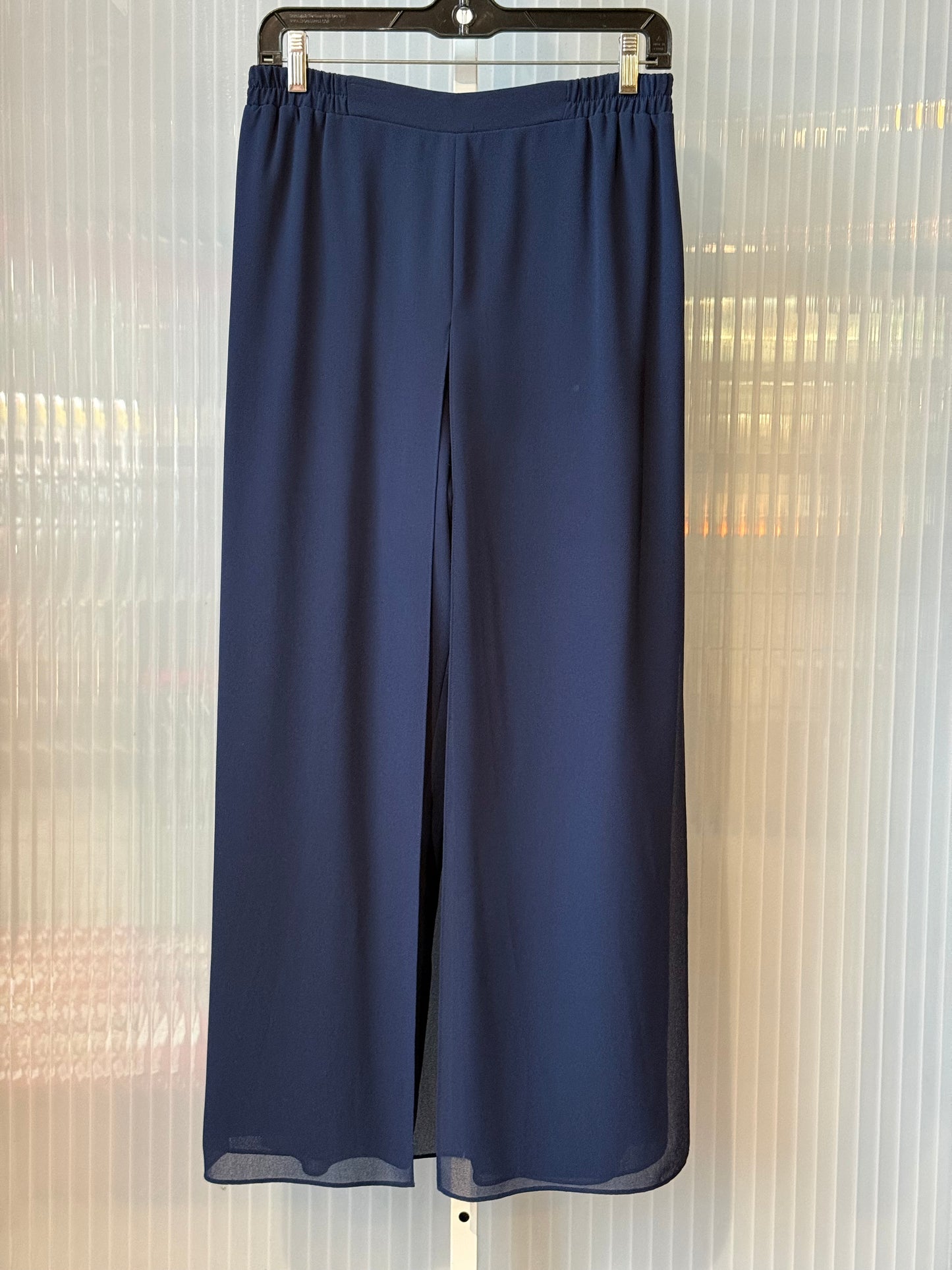 Y2K Navy Beaded Top & Layered Pants Set