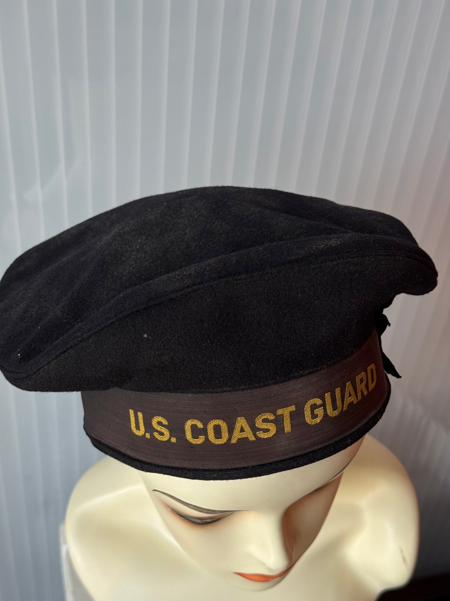 WW2 U.S. Coast Guard Flat Cap Uniform Hat
