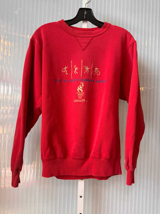 1996 Atlanta Olympics Red Sweatshirt