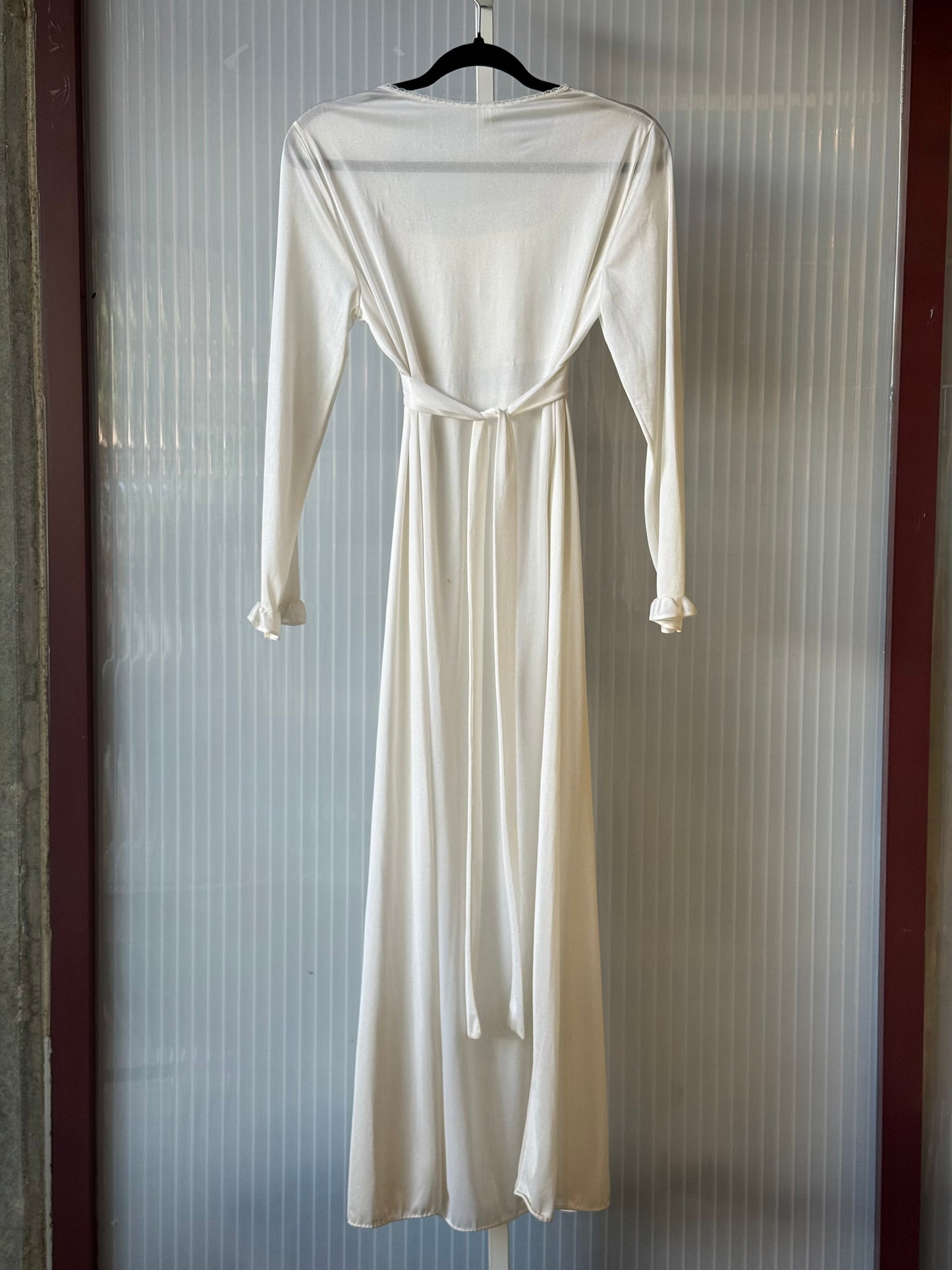 1970s Pintuck Bib White Nightgown