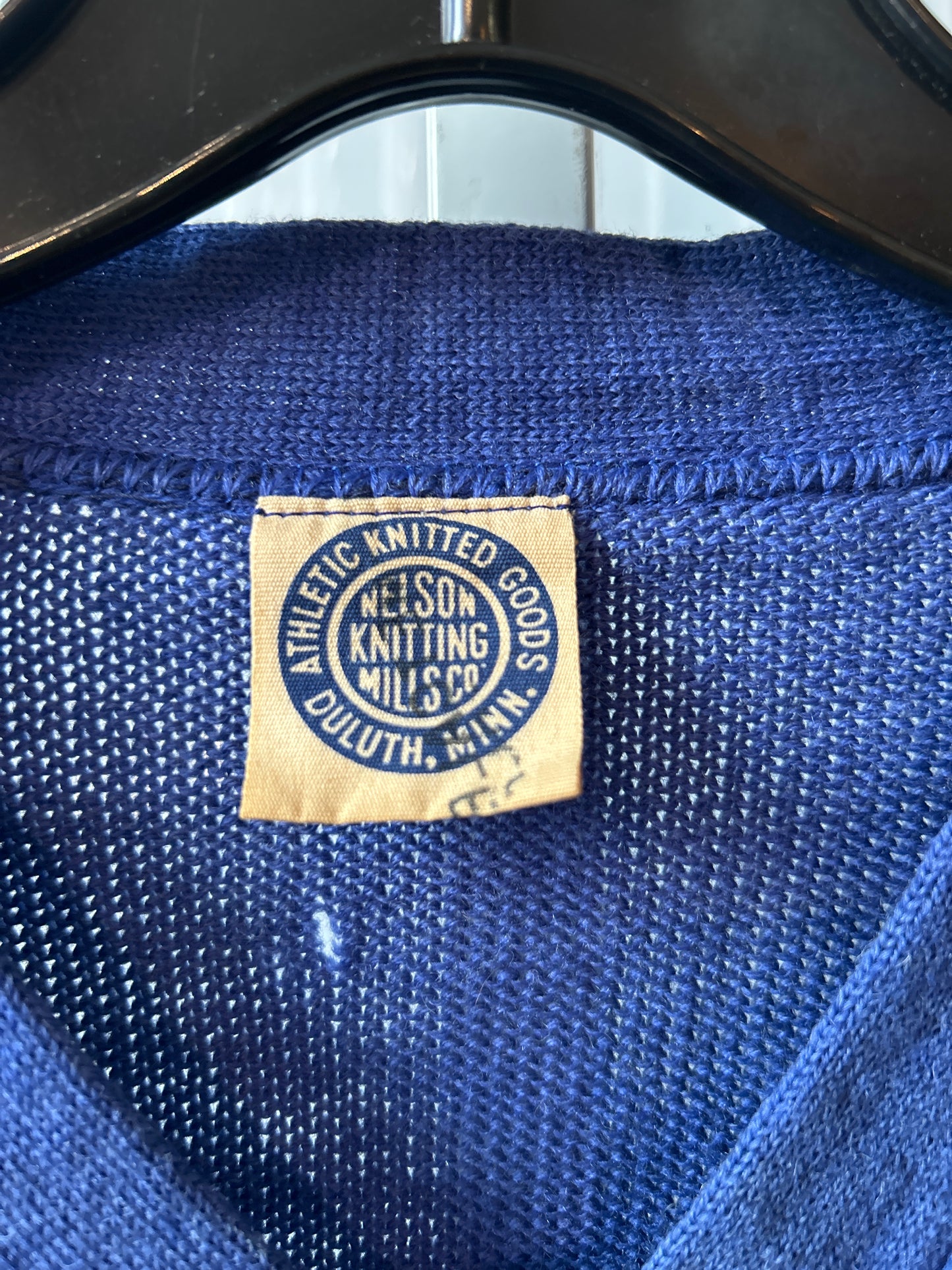 1950s "AH Band" Blue School Sweater