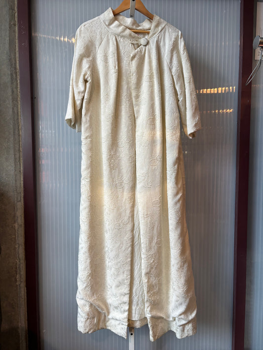 3/4 Sleeve Gorgeous White Evening Coat