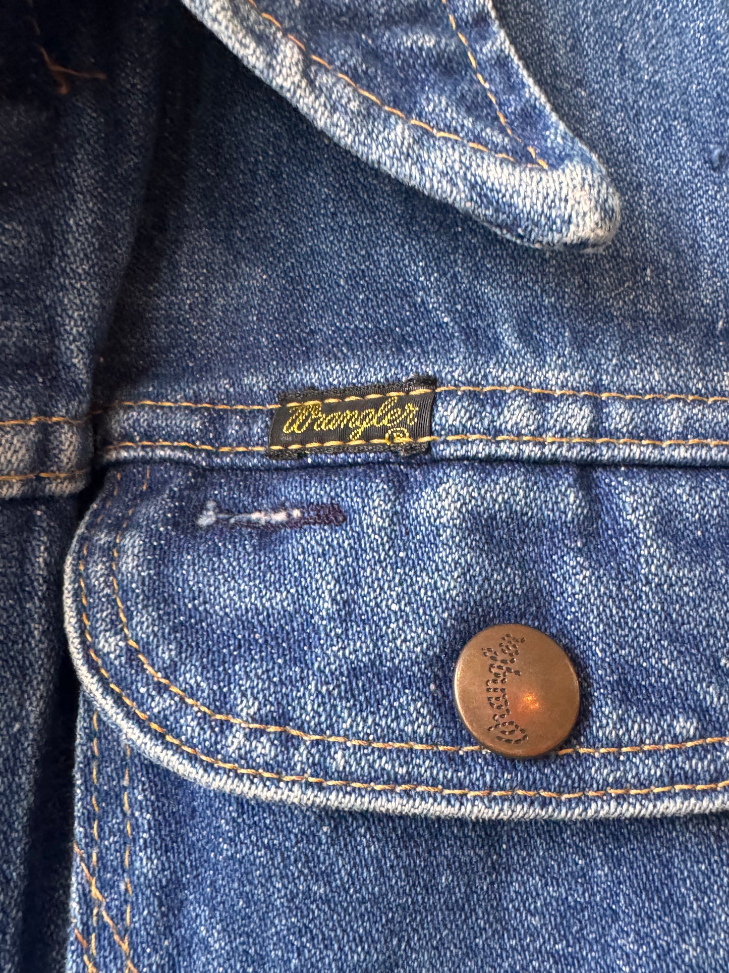 1960s Wrangler Medium-Wash Blue Denim Jacket