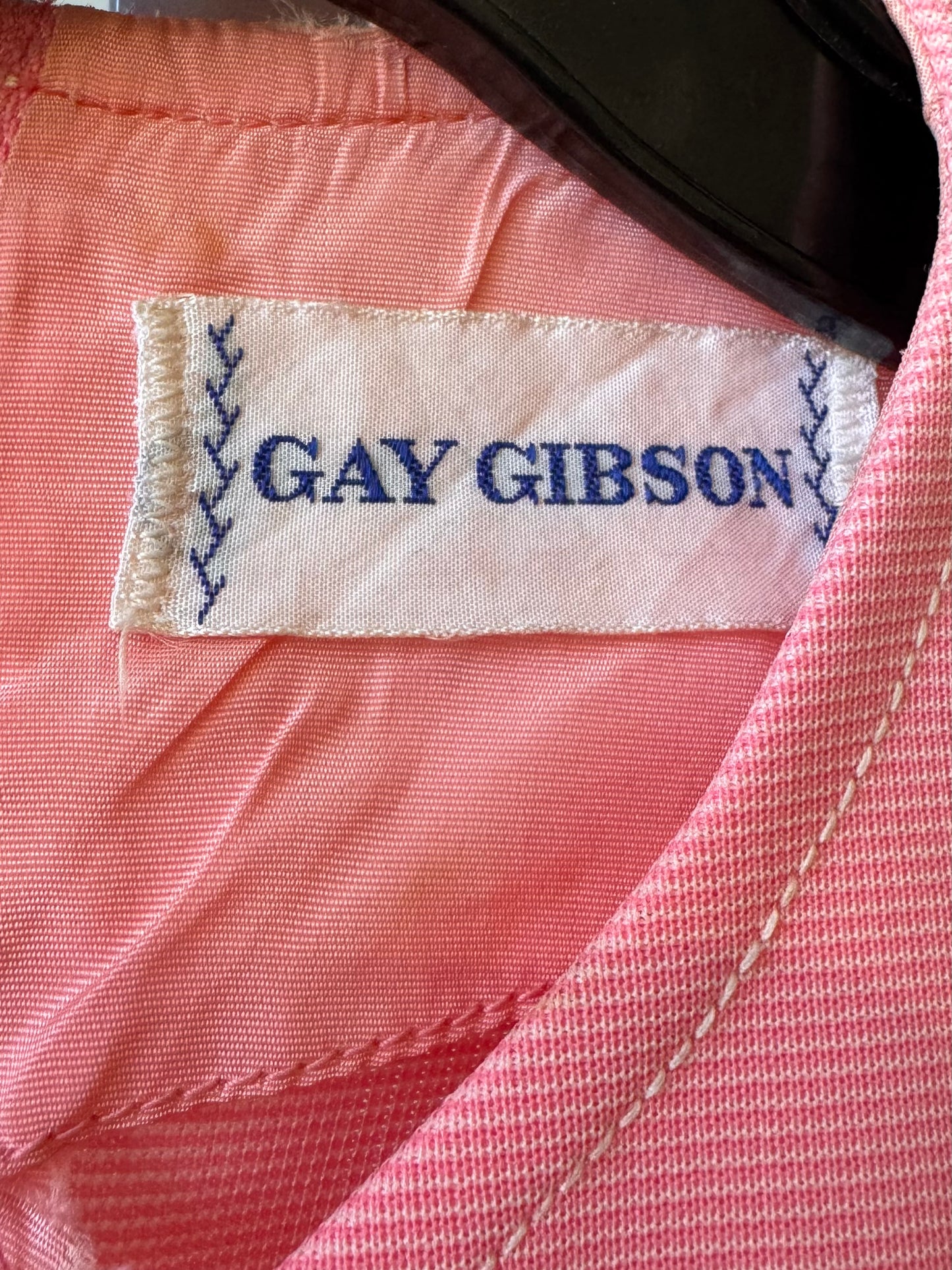 1960s Pink Sleeveless Drop-Waist Pleated Dress