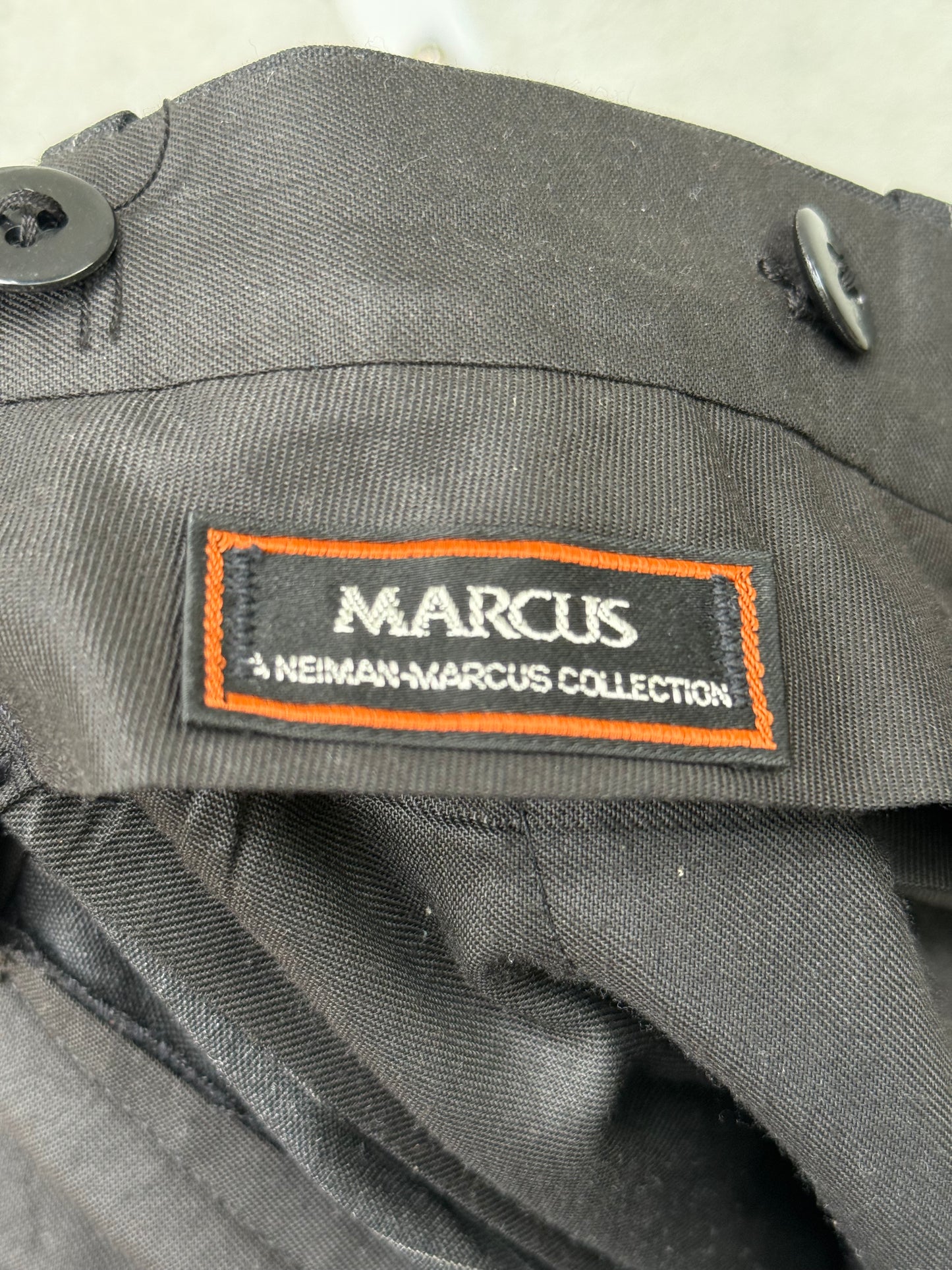 1990s Dark Grey Pin Stripe Trousers