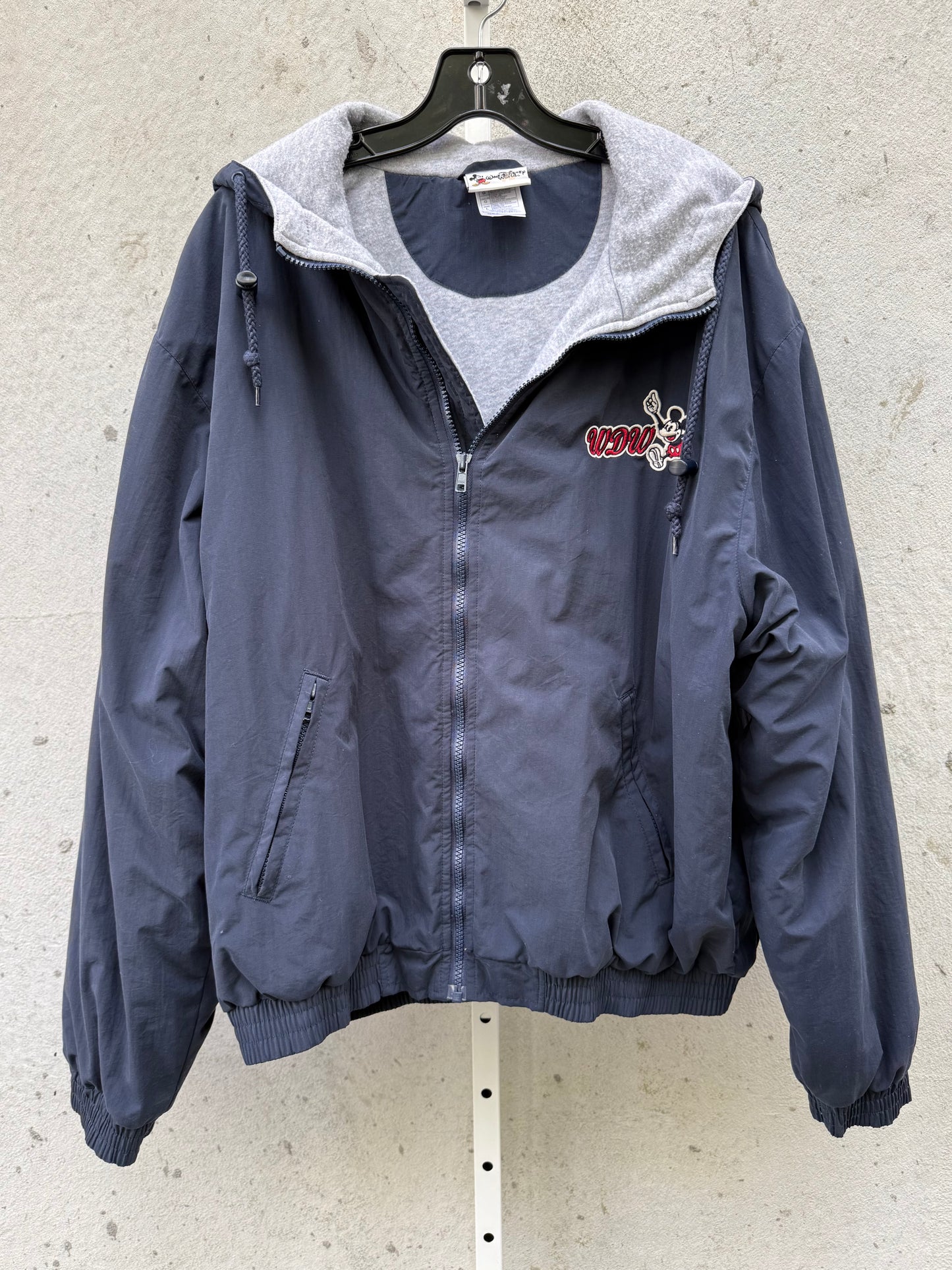 1990s Walt Disney World Zip-Up Jacket w/ Hood