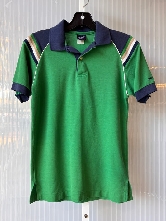 1970s Levi's Green 1/4th Button-Up Shirt