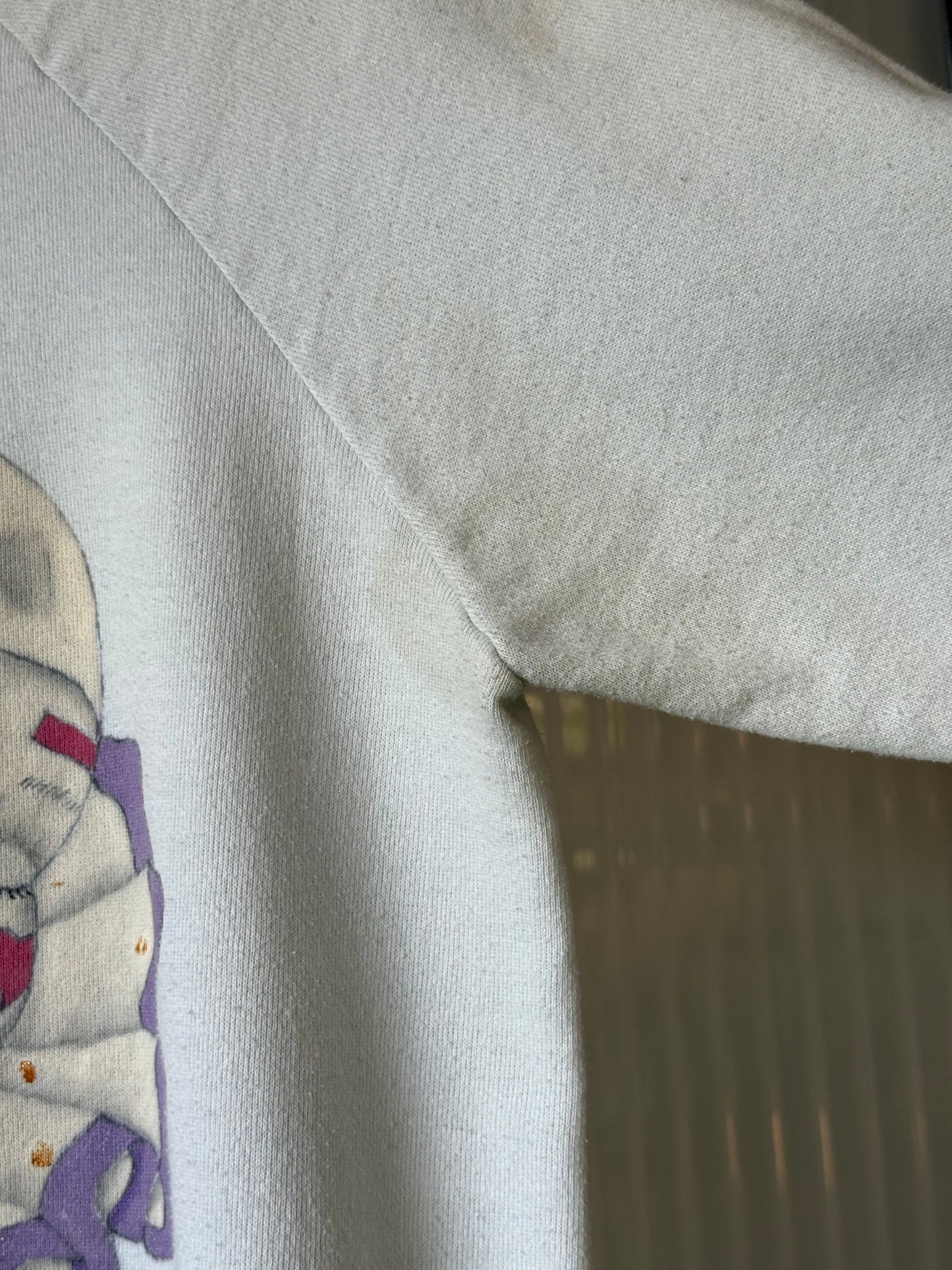 1990s Grey Sleepy Clown Sweater